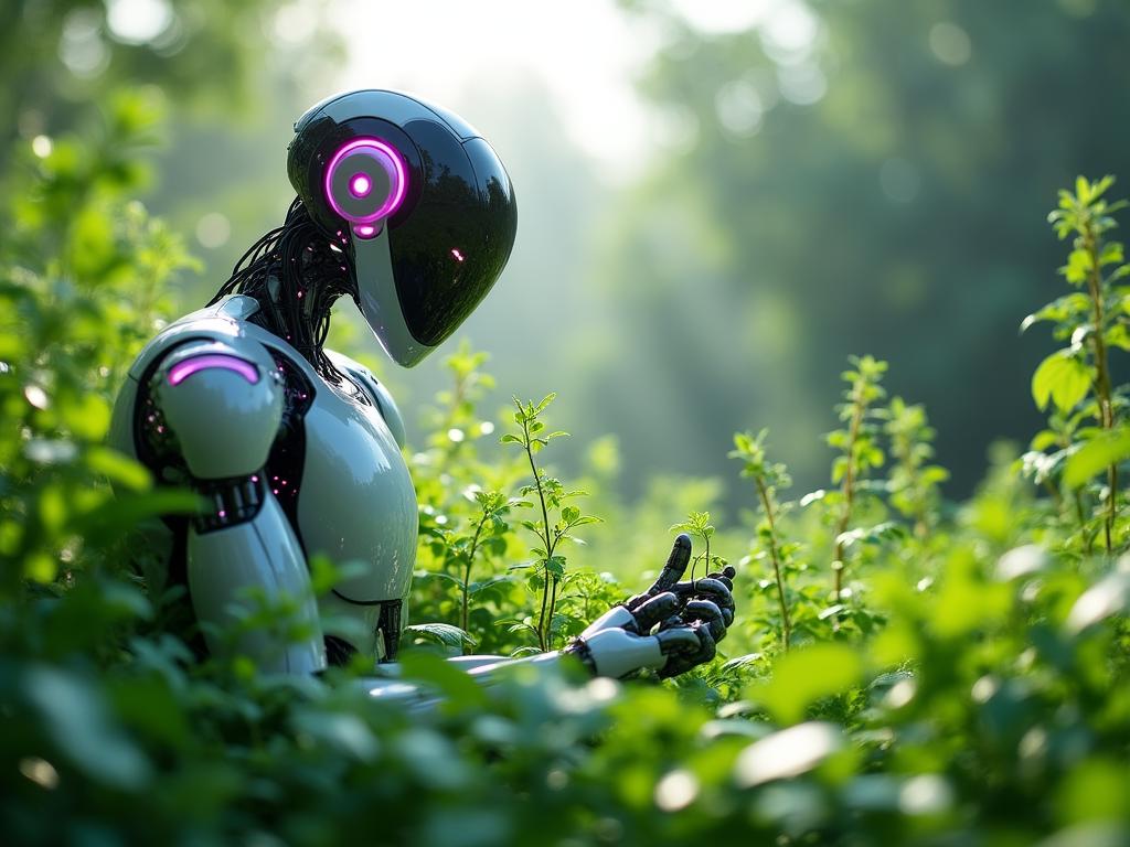 Botanische robot show